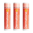 Dermatone Pomegranate Lip Balm Stocking Stuffer | Moisturizing | Aloe and Vitamin E | Soothe & Replenish Dry & Chapped Lips | SPF 30 | 3-pack (Pomegranate, 0.15oz sticks)
