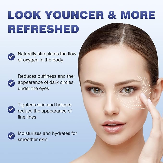 Caffeine Eye Cream, Under Eye Cream for Dark Circles and Puffiness, 5 in 1 with Retinol Niacinamide Hyaluronic Acid& Peptides - Eye Cream Anti Aging for Reduce Wrinkles, Puffiness and Bags Under Eyes