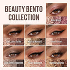Kaja Beauty Bento Collection - Bouncy Eyeshadow Trio | Warm Honey Tones, Travel Size, 10 Spiked Ginger, 2019 Allure Best of Beauty Award, 0.03 Oz