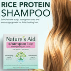 Natures Aid Volumizing Natural Rice Water Shampoo (Rose Geranium)