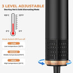 5 in 1 Hair Dryer Brush Set,Professional Negative Ionic Hot Air Styler, Air Curling Wrap Styler,Detachable Blow Dryer Brush With Auto Wrap Curlers,Hair Styling Tools For Straight/Curl/Drying/Smoothing