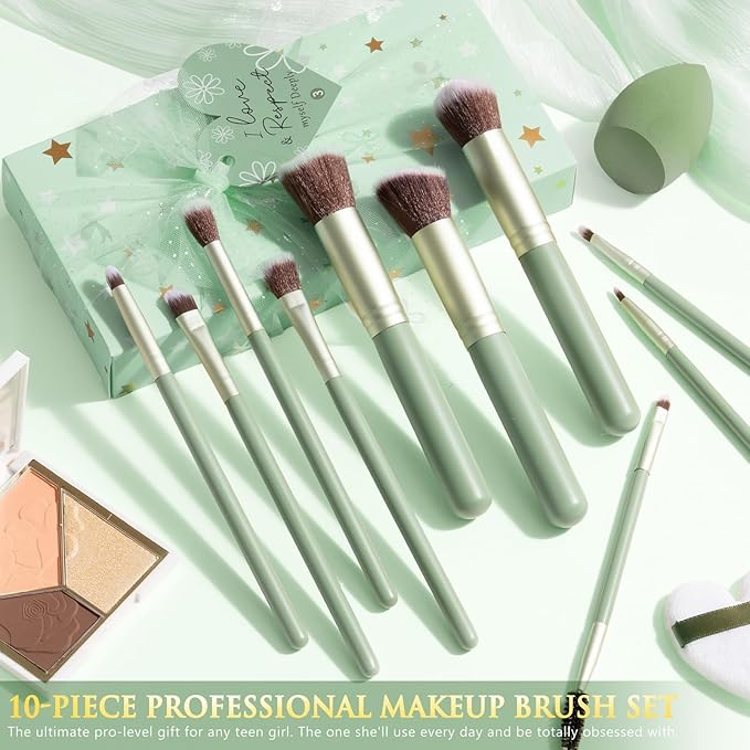 Teen Girl Gifts Trendy Stuff, 10 Positive Affirmation Cards & Empowering Challenges to Unlock 10 Wrapped Makeup Gift Set Motivational Birthday Christmas Gift Stocking Stuffers for Tween & Teenage Girl