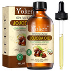 Jojoba Oil 4 fl oz EWG Verified 100% Pure Jojoba Oil Cold Pressed for Skin, Hair, Nails, Cuticles - Unrefined & Hexane Free, Natural Moisturizer Carrier oils Facial Serum for Gua Sha