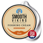 Smooth Viking Forming Cream - High Hold Styling Cream for Matte Finish, Men's Hair Products, Hair Paste for Short, Curly and Long Hair, Made in USA, 2oz