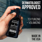 RUGGED & DAPPER Texture Boost Sea Salt Spray for Men - 4 oz, Hair Styling Agent, Adds Body and Fullness to Hair, Enhances Natural Texture, Locks in Moisture, Ocean Fresh Scent