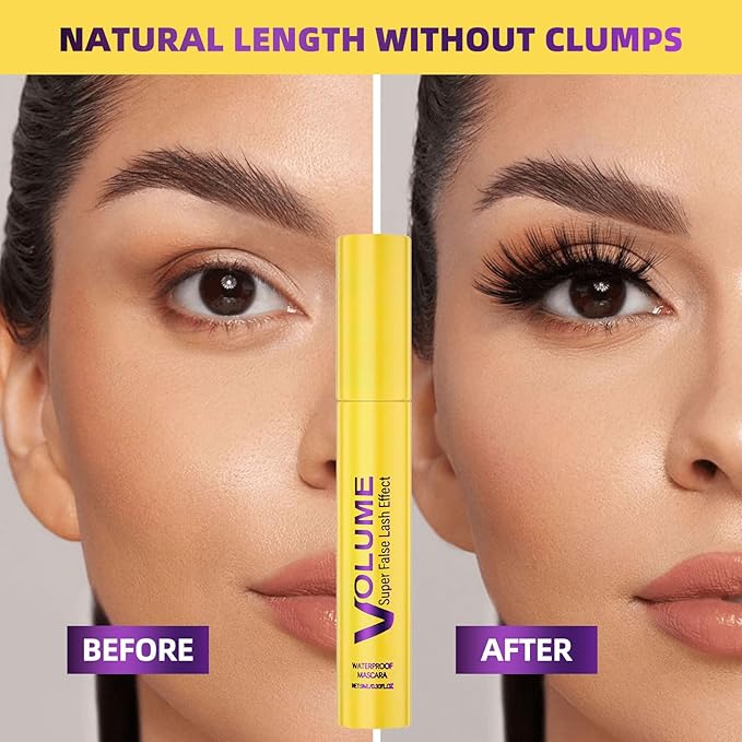 Bubble Mascara – Lightweight Volumizing Mascara for Fluffy, Lifted & Defined Lashes – Jet Black, Smudge-Proof, Long-Lasting Formula for Bouncy Volume, Curl & Root-to-Tip Lash Separation