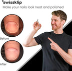 Swissker by Swissklip Cuticle Trimmer, Cuticle Remover, White Elephant gifts, Cuticle Nippers, Cutter, Nail Nipper used along with Cuticle Pusher Tool, Nail Cuticle Trimmer