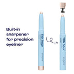 ALLEYOOP 11th Hour Cream Eyeshadow Sticks Bundle - Charcolit (Shimmer) & Baby Pearl (Shimmer) - Waterproof, Smudge-Proof, Crease-Proof Eyeshadow for Over 11 Hours