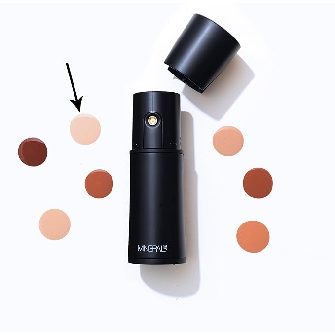 Mineral Air Four-in-One Foundation for Mineral Air Mist Device—Color, 28 ml, Standard Size - Porcelain