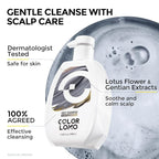 COLROLOMO Ultra Color Safe Shampoo | Help Prevent Fading & Provide Subtle Color Replenishment | Prolong Color Vibrancy and Enhance Shine | Vegan & Cruelty-Free Formula | For Grey Color Treated Hair