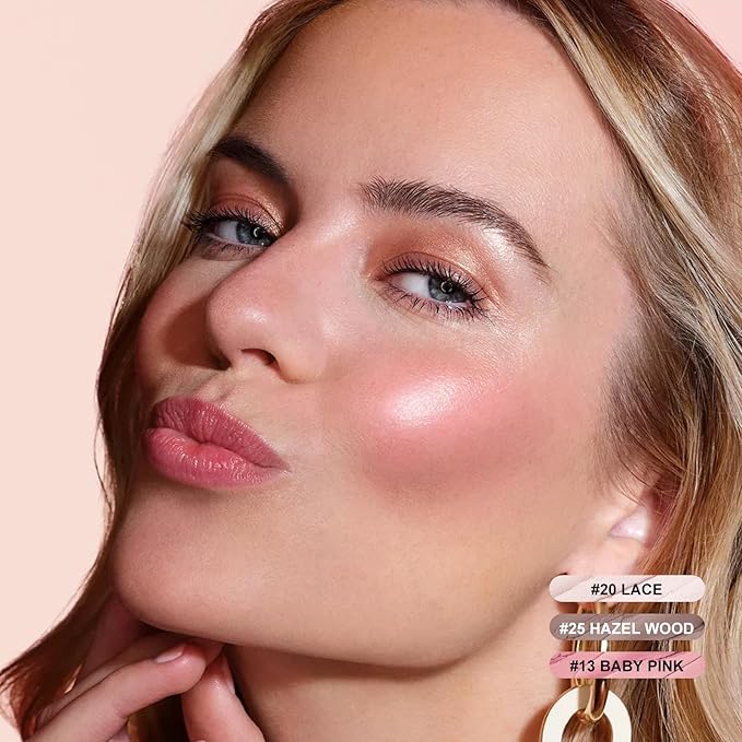 FOCALLURE 3 Pcs Cream Contour Sticks,Shades with Highlighter & Bronzer & Blush,Non-greasy Long-wear Face Contouring Pen,Easy to Sculpt the Face and Create a Lightweight Finishing Makeup,FAIR-LIGHT