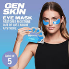 20 Pair Value Bundle featuring 10 x Marine Algae and 10 x Hyaluronic Acid Under Eye patches for Dark Circles and Puffiness