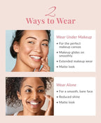 DHC Velvet Skin Coat and Velvet Skin Coat Travel Size 0.52 oz. Net wt. and 0.18 Net wt.