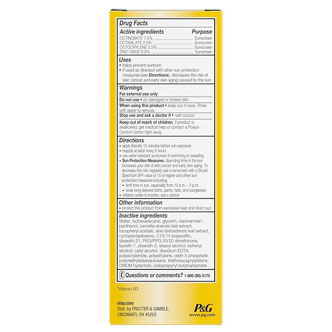 Olay Face Moisturizer, Complete with Sunscreen SPF 30, Fragrance-Free for Sensistive Skin, Broad Spectrum Sun Protection, Long-Lasting Hydration, Non-Comedogenic - Vitamin E & Aloe - 2.5 Oz - 2 Pack