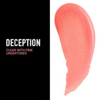 Frankie Rose Cosmetics Lip Gloss | Non-Sticky Formula, Long Lasting Lip Shimmer, Bold Pigment & Hydrating Gloss for Lips, Deception Glossy Lip Gloss, 20g