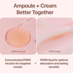 PDRN Ampoule and PDRN Cream, CUSKIN Korean Skin Care with Salmon DNA, Plant Based Bakuchiol, Moisturizing Bifida