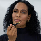 LAURA GELLER NEW YORK Retractable Dual-Ended Lip & Eyeshadow Brush | Two-in-One Tool for Applying Eye Makeup and Lipsticks with Ease | Travel Friendly Retractable Design