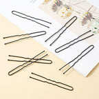 200 Pcs 2.4 Inch U-Shaped Bobby Pins Black Metal Hair Pins Hair Accessories for Women Stylists Hair Sticks Girl