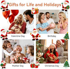 Travel Hair Dryer Brush, Double Voltage 100–240V 4-in-1 Hot Air Brush with 3 Heat & 2 Speed Settings for Drying, Straightening, Curling & Volumizing, Mini Ionic Thermal Blow Dryer Brush for Women