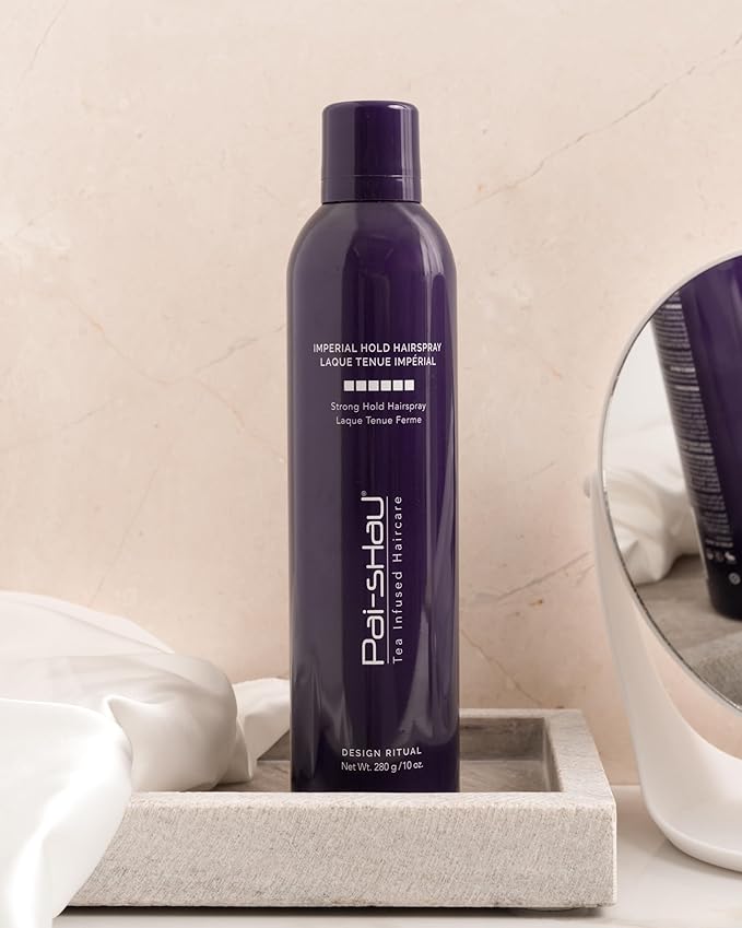 Pai-Shau Imperial Hold Hairspray - Strong Hold Hairspray For Women - Fast-Drying Extra Strong Hold 24-Hour Hairspray Providing Shine And Environmental Protection - 10 fl oz.