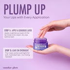 Lip Mask with Berries & Fig – Overnight Lip Repair, Intense Hydration & Smoothing – Dermatologist Tested, Korean Lip Care – Vegan, Clean Beauty, 95% Natural – 1 Pack