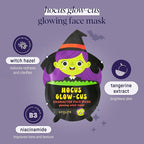 SpaLife Beauty Halloween Face Mask Spooky Glow Bundle | Korean Facial Masks | Pore-Refining, Detoxifying, and Brightening Face Mask Set | Halloween Gifts for Women | Facial Sheet Masks | 12 Pack
