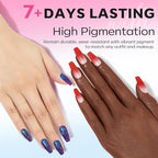 modelones Color Changing Nail Polish Set, 6 Colors Winter Pink Blue Purple Orange Neon Mood Temperature Change Ombre Quick Dry Mini Manicure Kit DIY Nail Art Salon Gifts For Women Girls