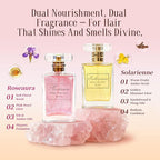 NP NATURES PHILOSOPHY Hair Perfume, Leave-in Hair Serum & Shine Hair Spray for Women, Anti-Frizz, Long Lasting Fragrance, Lightweight Conditioner & Glossier Hair Perfume oils - 2 Pack