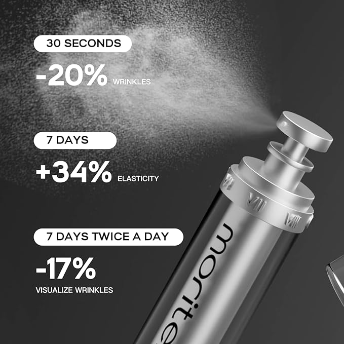 Facial Lifting Spray, features advanced technology to quickly and visibly tighten and smooth skin. It helps reduce fine lines and wrinkles while providing anti-aging benefits (30ml + 3ml)