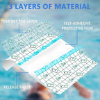 20 Rolls Tattoo Aftercare Bandage Warp Waterproof (2", 4",6",8",10" Wide) Second Skin Tattoo Cover Up Tape Tattoo Healing Wrap Tattoo Supplies for Swimming, Shower, Wound Initial Healing