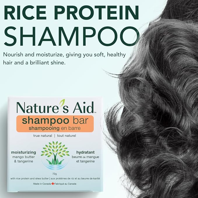 Natures Aid Volumizing Natural Rice Water Shampoo (Orange Mango)