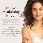 Womaness Eye Opener - Anti Aging, Hydrating, & Moisturizing Under Eye Cream for Dark Circles and Puffiness - With Hyaluronic Acid, Bakuchiol Retinol Alternative, & Firming Red Algae Extract – 15ml