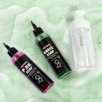 2PCS Ultra Concentrated Tattoo Soap 4OZ with Foaming Bottle 120ml, Tattoo Supplies for Tattoos Piercings, Clean Skin Equipment（Green&Pink）