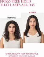 GLAMPALM Hair Straightener 1" Ceramic Flat Iron Infused with Vita C, Korea's No.1 Professional Salon Tool, 3D Swivel Cord & Dual Voltage, Digital LED(210°–450°), 20s Fast Heat-Up, Blush Pink (GP201T)