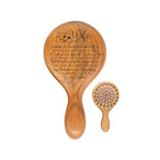 TOBOHU Engraved with Love Quotes Wooden Hairbrush Gifts for Wife, Romantic Wedding Anniversary I Love You Gifts for Her Best Wife Birthday Gift Ideas to My Wife Keepsakes Presents from Husband