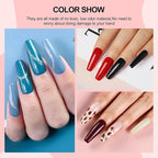 COSCELIA 53pcs Gel Nail Polish Kit with U V light and Drill Starter Kit 35 Colors Gel Nail Polish with 5pcs Top Base Coat Nail Art Professional Gel Manicure Kits Christmas Gifts for Women Teens Girls