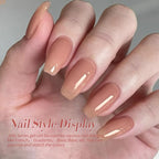 Born Pretty Jelly Gel Nail Polish, Sheer Gel Nail Polish, Milky Pink Nude Crystal Transparent Gel Polish Gel Manicure DIY Salon Nail Art Gifts Women Girls 7ML 6PCS