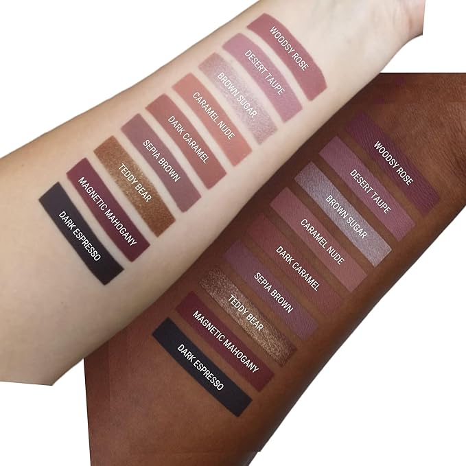 Aromi Matte Liquid Lipstick | Long Lasting, Waterproof, Sand Beige Lip Shade, Tan, Smudge + Transfer Proof, Gluten Free, Vegan Makeup (Caramel Nude)