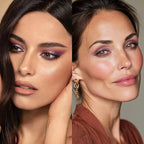 Noerrors Plum Light Burgundy Eyeshadow Quad Palette, Nude Beige Brown Taupe Mauve Natural Matte Eyeshadow for Older Women, Silky Fine Powder Lightweight Blendable Neutral Shimmer Eye Makeup Palette