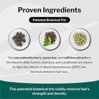 Shapiro MD Hair Growth Experts Natural Hair Kit for Thicker, Fuller, Healthier Looking Hair - Including Shampoo, Conditioner and Leave-In Daily Foam (2 Month)