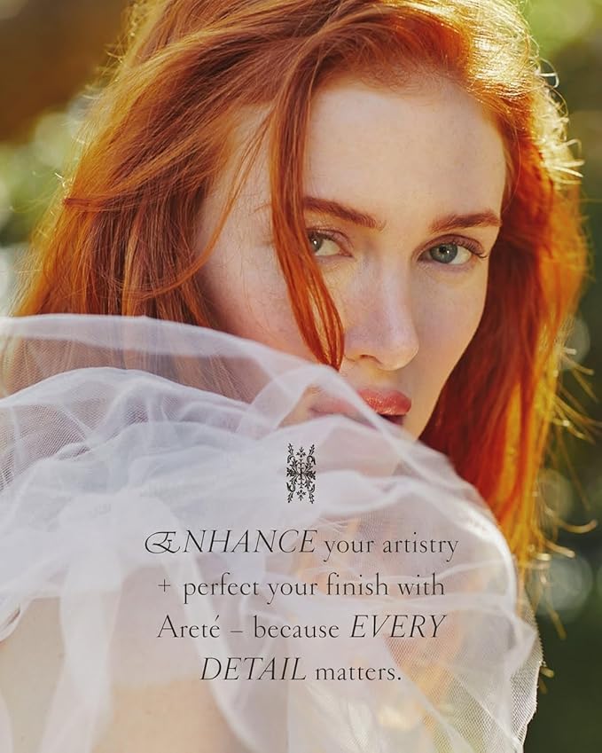 ARETÉ Full Focus Finishing Hair Spray, Strong, Buildable Hold, Shiny Finish, Anti Frizz Hairspray for Women Fine Hair with Edelweiss, Wild Carrot, Star Anise, Peruvian Ginseng, Made in USA, 8oz