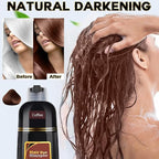 IIIMEIDU Hair Dye Shampoo 3 in 1 for Gray Hair, Herbal Ingredients Shampoo Hair Dye for Women Men, Grey Coverage 500ml 1