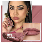 Oulac Matte Liquid Pink Lipstick for Women, Pink Nude Long Lasting Lipstick, Waterproof Lip Stain, No Transfer, Creamy High Pigmented Formula with Vitamin E, Vegan & Cruelty-Free M24