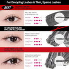 CLIO Kill Lash Superproof Mascara Fine, Waterproof Fixing Mascara, Natural Defining Look, Long-Lasting & Lengthening, Clump & Smudge-Free, for Sensitive Eyes, Korean Makeup Beauty (01 Vanilla Black)