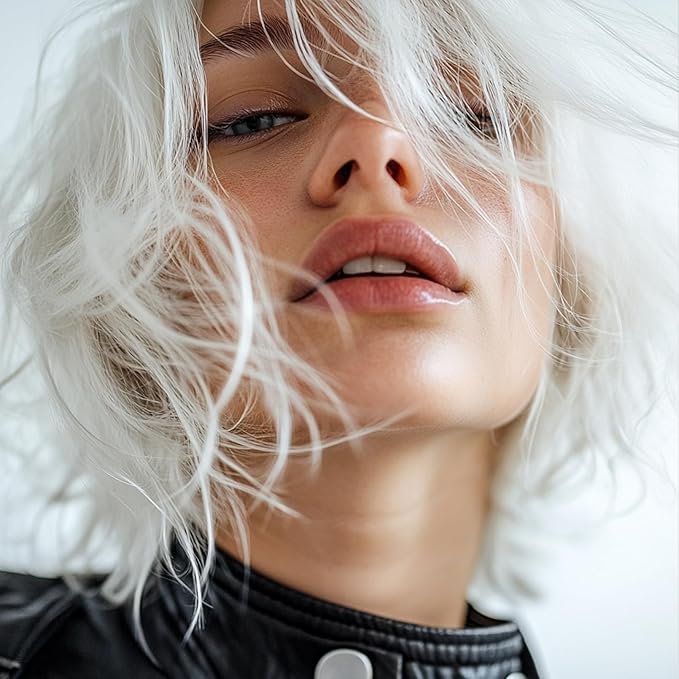 White Hair Spray Color Temporary, Hair Color Spray 1-Day Hair Dye Colored for Kids Women Men, Hair Wax Color Washable, Hair Paint Halloween Fast-Drying 4.06 Fl Oz