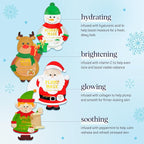 SpaLife Beauty Santa’s Workshop Christmas Face Mask Bundle | Korean Facial Masks | Hydrating, Soothing and Firming Sheet Mask Set | Christmas Face Masks for Women | Spa Party Favors | 12 Pack