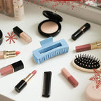 TOCESS Hair Claw Clips for Women - Large 8PK Neutral Matte Jumbo Square Hair Clips for Thick, Thin, Long, Short, Curly Hair Girls, Big Jaw Clip Set for Daily Use (Glacier Blue)