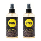 Byrd Sea Salt Surfspray, Salty Coconut Scent, Texturizing and Volumizing Sea Salt Spray for Men for Hydrated, Shiny Surfer Hair, Safe for All Hair Types, 8 Fl Oz, Pack of 2
