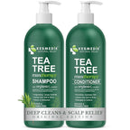 Tea Tree Oil Shampoo and Conditioner MaxTherapy Set, Itchy Scalp Relief, Refreshes & Cleanses Dandruff & Buildup, Clarifying for Oily Hair, Women & Men, 16 fl oz Each
