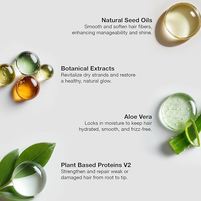 Moisturizing Shampoo and Conditioner Hydrate Set for Colored Treated Hair Keratin Treatment Cleansing Dry to Normal Sulfate Paraben Free All Hair Types for Men and Women By GK HAIR - (2 X 33.8 Oz)